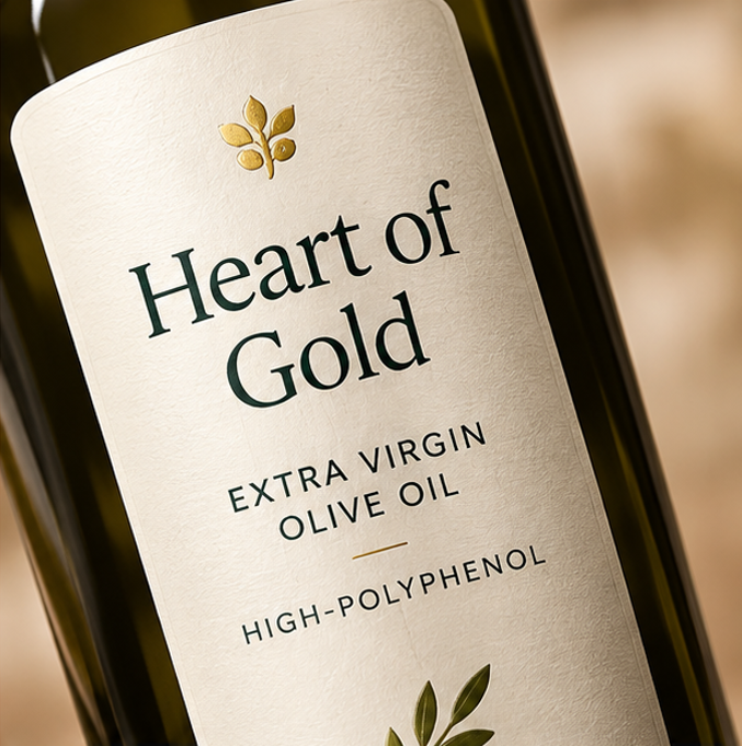 Heart of Gold — High-Polyphenol Extra Virgin Olive Oil. - Image 2